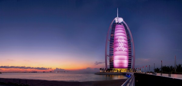 Burj Al Arab - Pink Projection