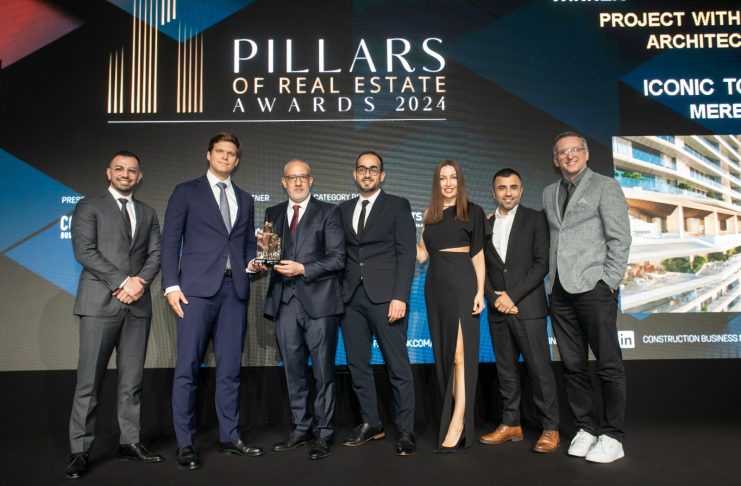 MERED - ICONIC Tower in Dubai Internet City has announced its win for the Project of the Year with Best Architecture at the Pillars of Real Estate Awards.