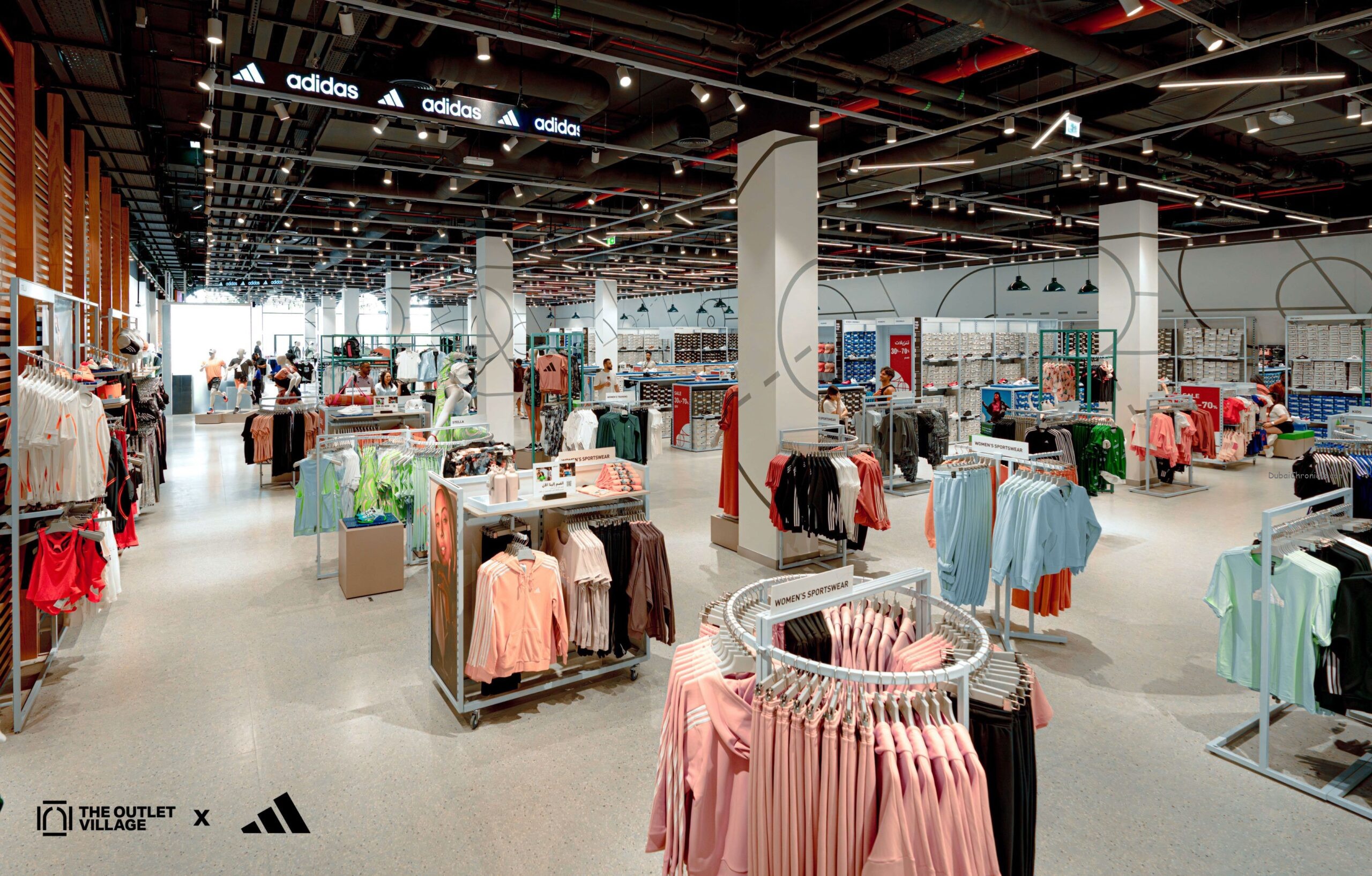 The Outlet Village and adidas have announced the launch of the brand’s largest outlet store in the region.